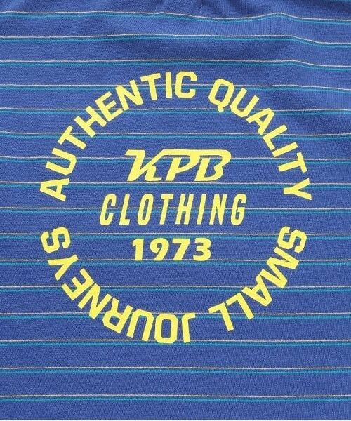 KP / ケーピー Tシャツ | バックプリント マルチボーダー半袖Tシャツ | 詳細7