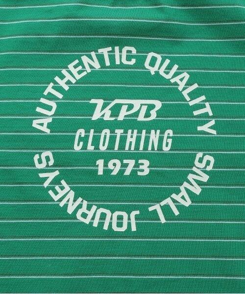 KP / ケーピー Tシャツ | バックプリント マルチボーダー半袖Tシャツ | 詳細8