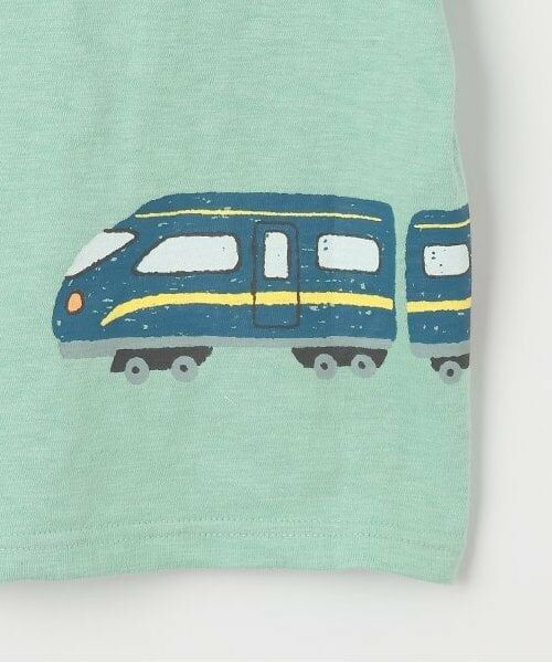 KP / ケーピー Tシャツ | 電車プリント スラブ天竺 半袖Ｔシャツ | 詳細11