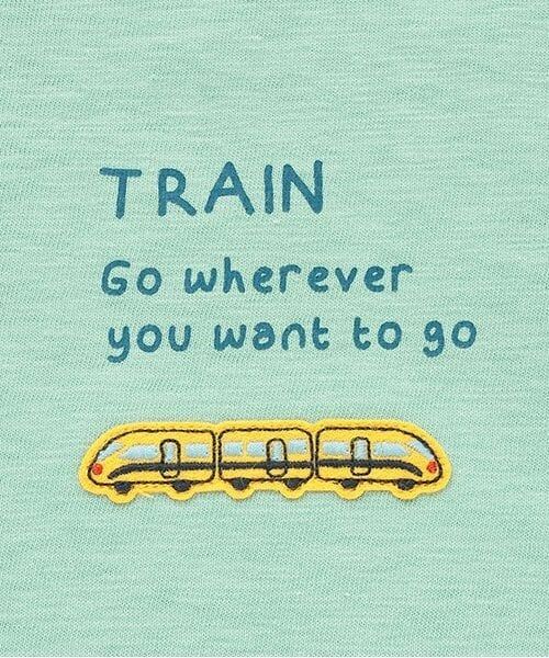KP / ケーピー Tシャツ | 電車プリント スラブ天竺 半袖Ｔシャツ | 詳細4