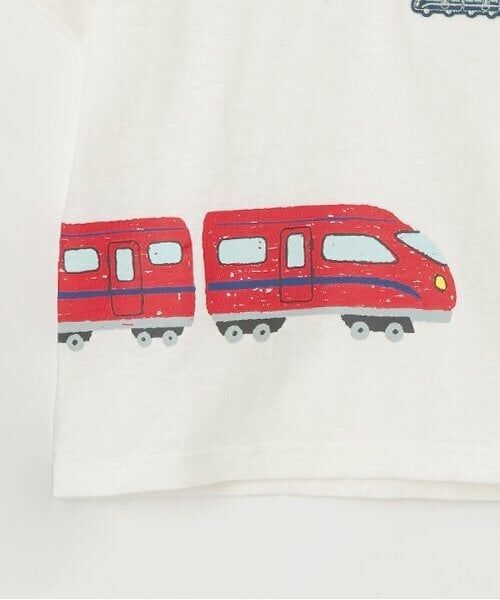 KP / ケーピー Tシャツ | 電車プリント スラブ天竺 半袖Ｔシャツ | 詳細6