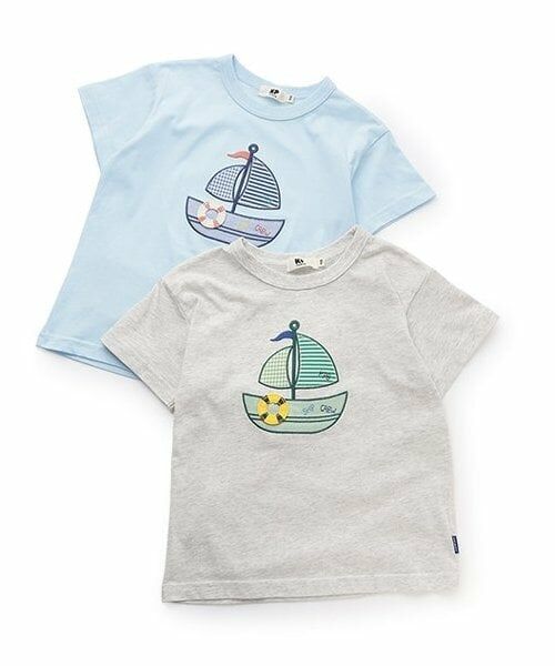 KP / ケーピー Tシャツ | ヨットアップリケ キシリトール加工Ｔシャツ | 詳細11