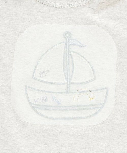 KP / ケーピー Tシャツ | ヨットアップリケ キシリトール加工Ｔシャツ | 詳細5