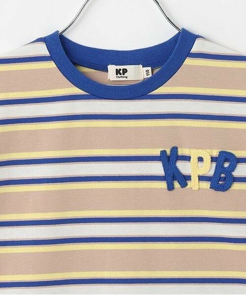 KP / ケーピー Tシャツ | マルチボーダー スリーブレスTシャツ | 詳細2