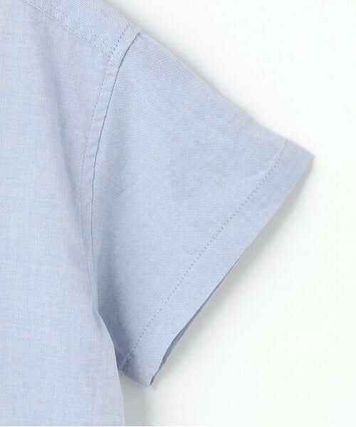 KP / ケーピー シャツ・ブラウス | シャークワッペン シャンブレー 半袖シャツ | 詳細4