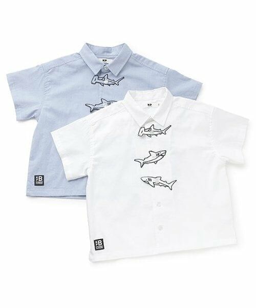 KP / ケーピー シャツ・ブラウス | シャークワッペン シャンブレー 半袖シャツ | 詳細7