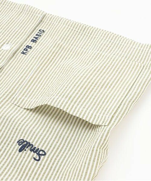 KP / ケーピー シャツ・ブラウス | サッカーストライプ 半袖シャツ | 詳細11