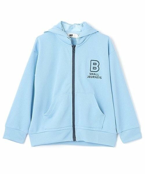 KP / ケーピー パーカー | トリコットメッシュ キシリトール加工 パーカ（ブルー）