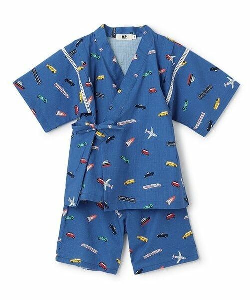 KP / ケーピー 着物・浴衣・小物類 | 甚平 乗り物総柄（紺）