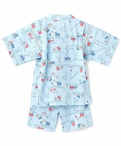 KP / ケーピー 着物・浴衣・小物類 | 甚平 働く車×鉄骨柄 | 詳細1