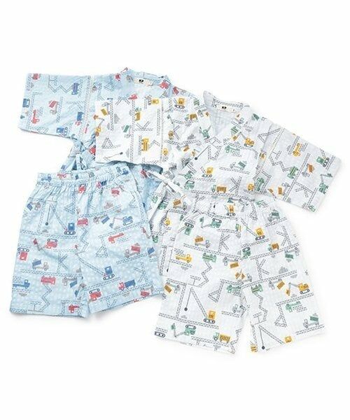 KP / ケーピー 着物・浴衣・小物類 | 甚平 働く車×鉄骨柄 | 詳細12