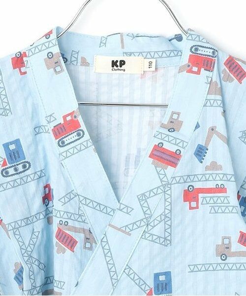 KP / ケーピー 着物・浴衣・小物類 | 甚平 働く車×鉄骨柄 | 詳細3