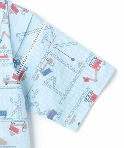 KP / ケーピー 着物・浴衣・小物類 | 甚平 働く車×鉄骨柄 | 詳細6