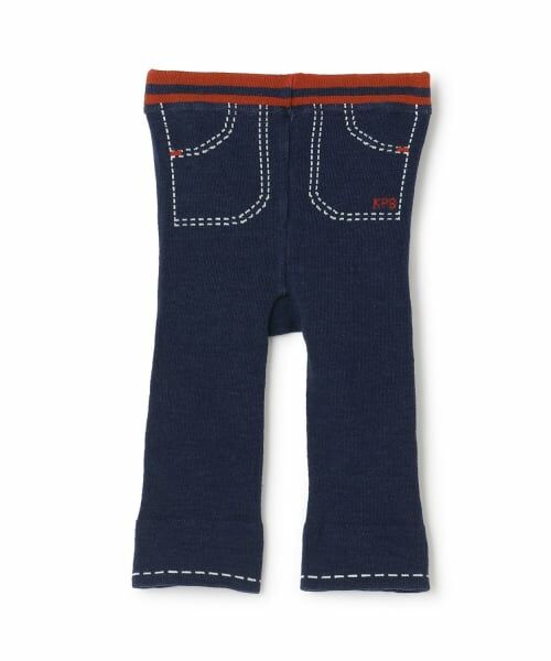 KP / ケーピー その他パンツ | くま パンツ 【7分丈】【日本製】（紺）