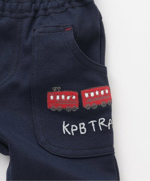 KP / ケーピー その他パンツ | 電車刺しゅう ニットツイルパンツ | 詳細3
