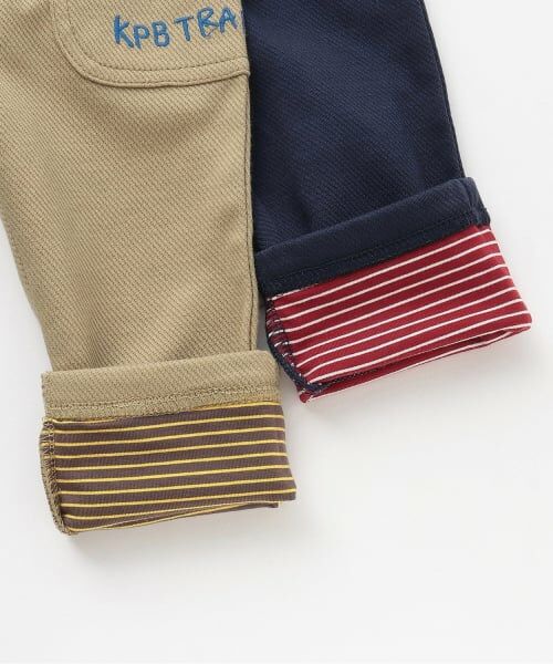 KP / ケーピー その他パンツ | 電車刺しゅう ニットツイルパンツ | 詳細5