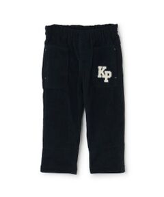 KP / ケーピー その他パンツ | 裾ボーダー折り返し ライトニットコールパンツ