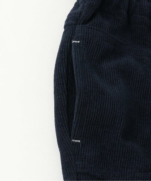 KP / ケーピー その他パンツ | 裾ボーダー折り返し ライトニットコールパンツ | 詳細3