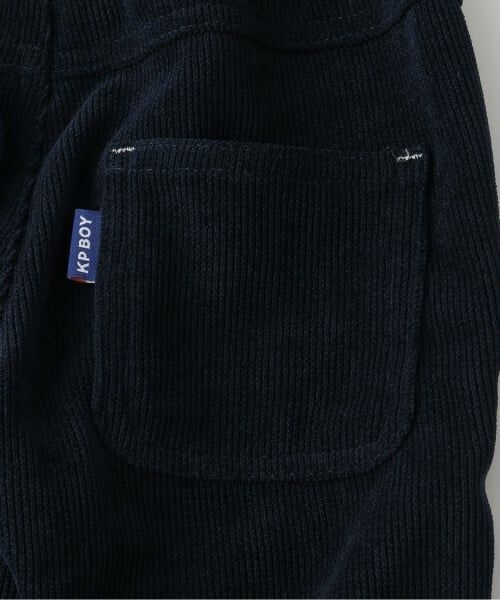 KP / ケーピー その他パンツ | 裾ボーダー折り返し ライトニットコールパンツ | 詳細4