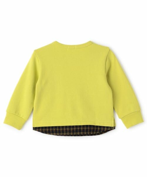 KP / ケーピー スウェット | 車刺シュウ×裾チェック トレーナー | 詳細1