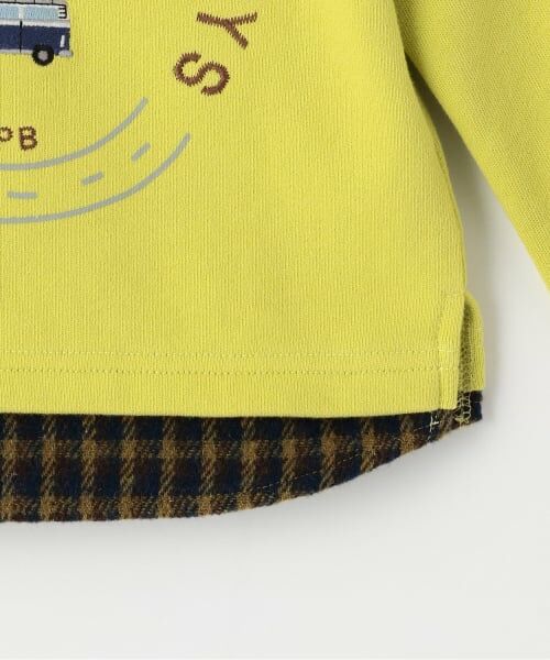 KP / ケーピー スウェット | 車刺シュウ×裾チェック トレーナー | 詳細10