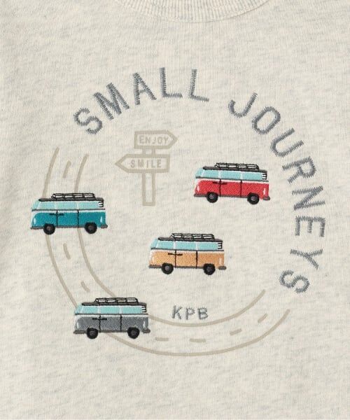 KP / ケーピー スウェット | 車刺シュウ×裾チェック トレーナー | 詳細4