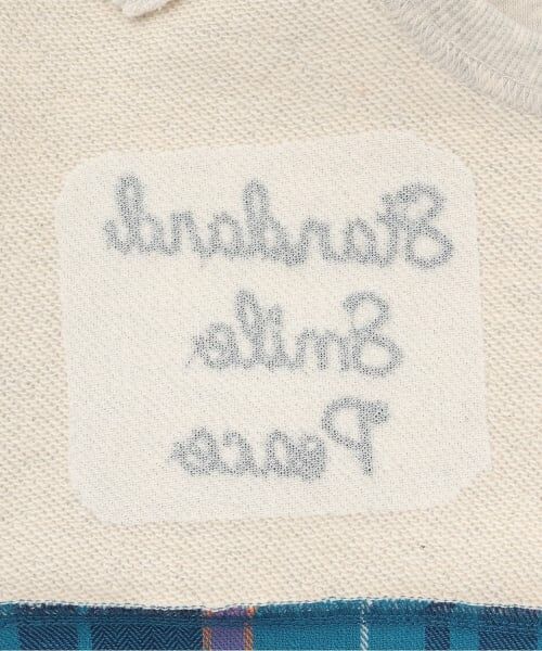 KP / ケーピー スウェット | 裏毛×ヘリンボーンチェック トレーナー | 詳細3