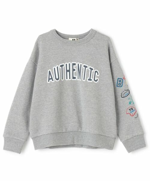 KP / ケーピー スウェット | グラフィティ刺シュウ トレーナー（トップ グレー）