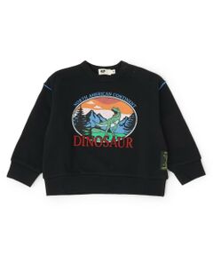 KP / ケーピー スウェット | 恐竜プリント 裏毛トレーナー 【吸湿発熱加工】