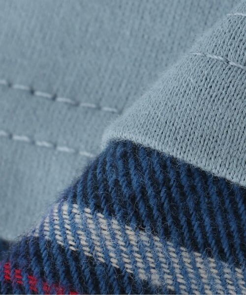 KP / ケーピー Tシャツ | 車アップリケ×裾チェック 長袖Tシャツ | 詳細7