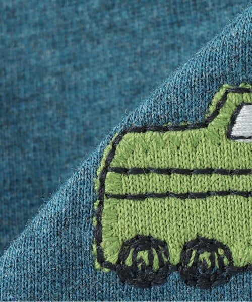 KP / ケーピー Tシャツ | 電車アップリケ 長袖Tシャツ | 詳細6