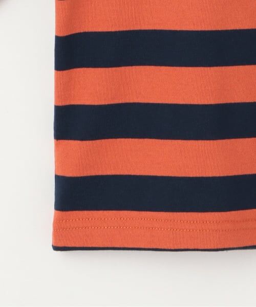 KP / ケーピー Tシャツ | サガラロゴ刺シュウ ボーダー長袖Tシャツ | 詳細5