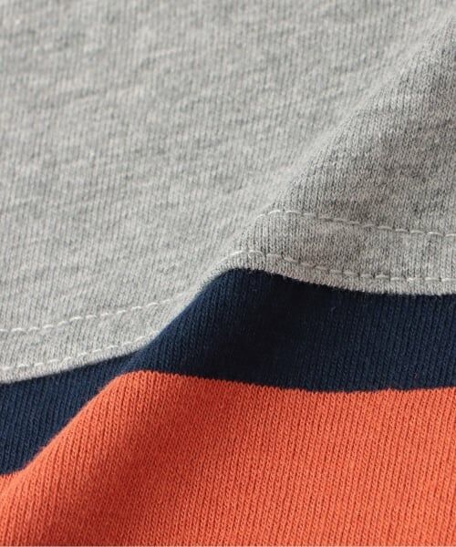 KP / ケーピー Tシャツ | サガラロゴ刺シュウ ボーダー長袖Tシャツ | 詳細6