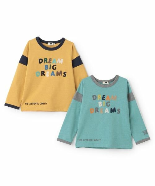 KP / ケーピー Tシャツ | カラフルロゴ刺シュウ 長袖Tシャツ | 詳細12