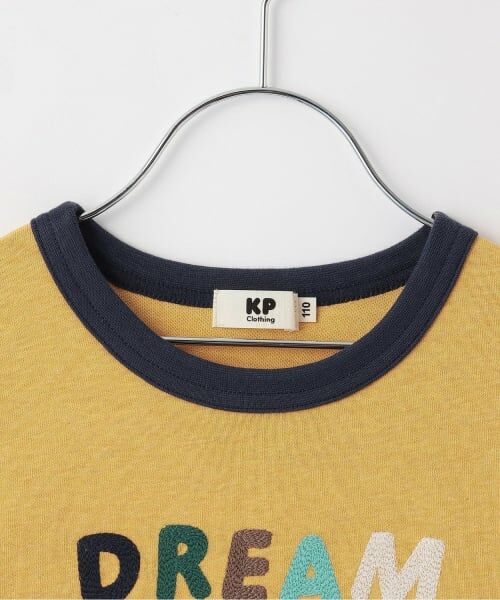 KP / ケーピー Tシャツ | カラフルロゴ刺シュウ 長袖Tシャツ | 詳細2