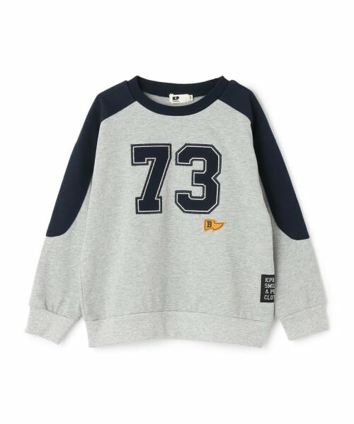KP / ケーピー Tシャツ | ナンバリング Tシャツ（トップ グレー）