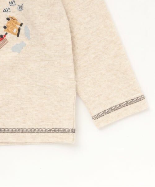 KP / ケーピー Tシャツ | 電車刺シュウ 接結長袖Tシャツ | 詳細5