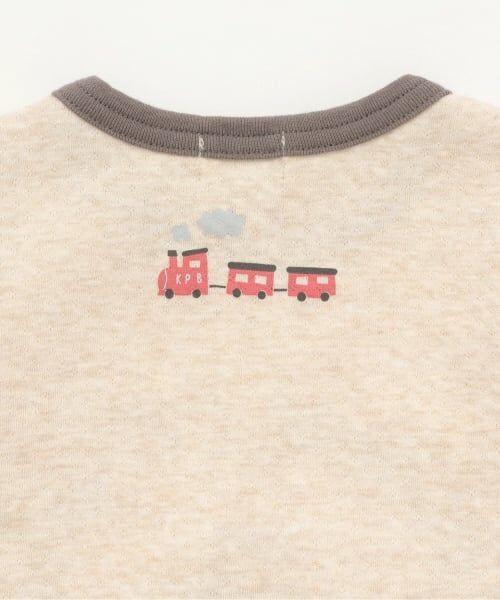 KP / ケーピー Tシャツ | 電車刺シュウ 接結長袖Tシャツ | 詳細6
