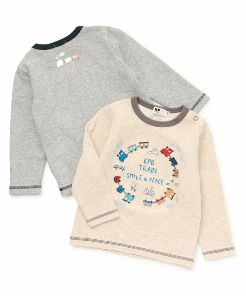 KP / ケーピー Tシャツ | 電車刺シュウ 接結長袖Tシャツ | 詳細8
