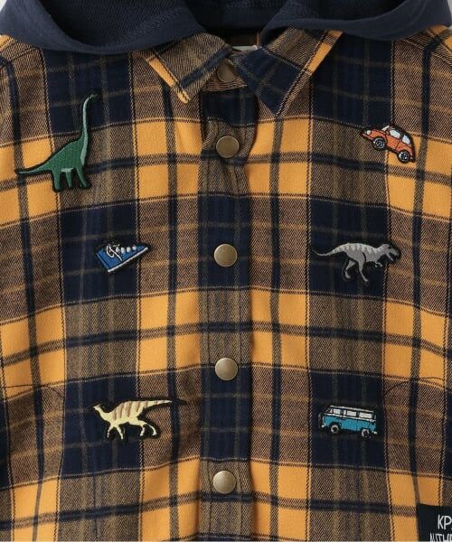 KP / ケーピー シャツ・ブラウス | フーデット チェックシャツ | 詳細5