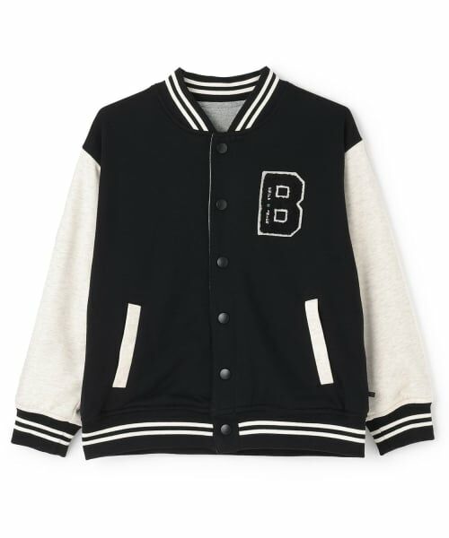 KP / ケーピー ブルゾン | リバーシブル　カットソースタジャン（黒）