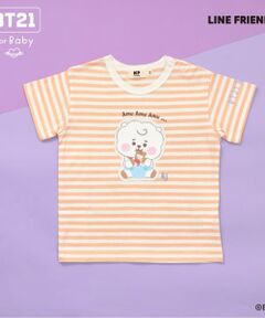 KP / ケーピー Tシャツ | 【BT21】アップリケボーダー半袖Tシャツ