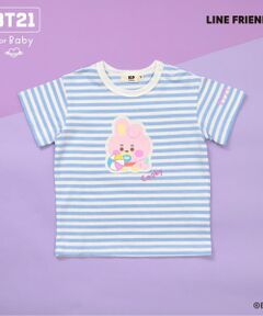 KP / ケーピー Tシャツ | 【BT21】アップリケボーダー半袖Tシャツ
