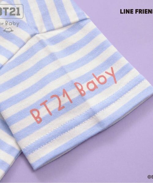 KP / ケーピー Tシャツ | 【BT21】アップリケボーダー半袖Tシャツ | 詳細15