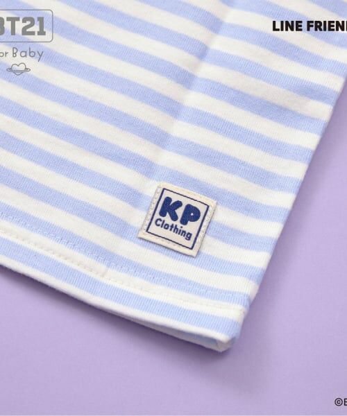 KP / ケーピー Tシャツ | 【BT21】アップリケボーダー半袖Tシャツ | 詳細16