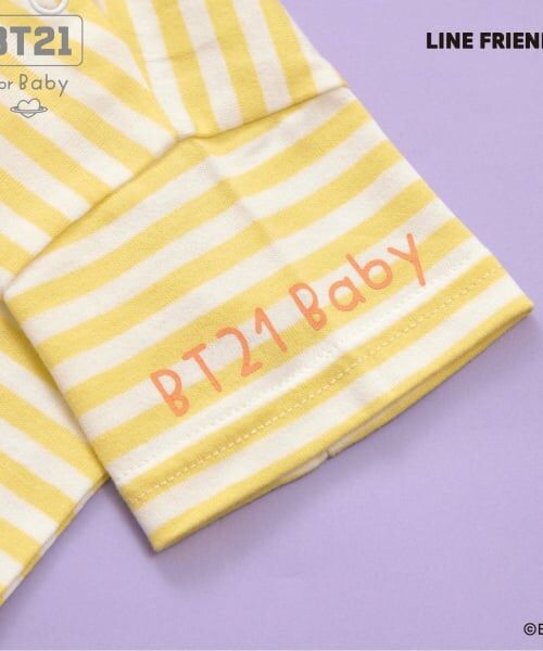 KP / ケーピー Tシャツ | 【BT21】アップリケボーダー半袖Tシャツ | 詳細7