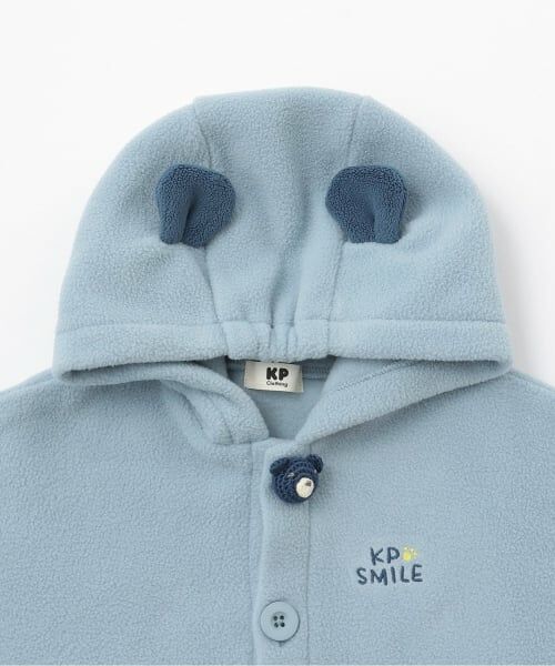 KP / ケーピー ベビー・キッズウエア | くま編ぐるみ フリースマント | 詳細2