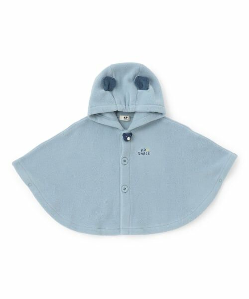 KP / ケーピー ベビー・キッズウエア | くま編ぐるみ フリースマント（サックス）