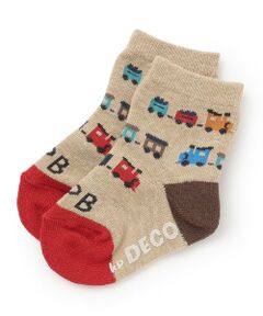 KP / ケーピー ソックス | 電車柄 ソックス