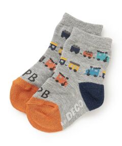 KP / ケーピー ソックス | 電車柄 ソックス